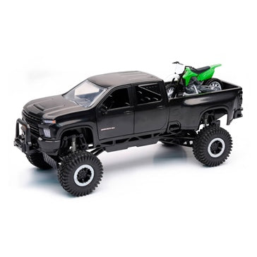 New Ray Toys Chevrolet Pick Up with Dirt Bike Scale Model
