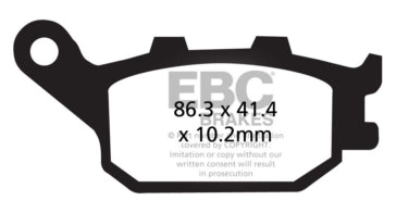 EBC V-Pad Brake Pad Semi Metallic - Rear