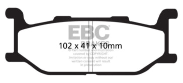 EBC V-Pad Brake Pad Semi Metallic - Front