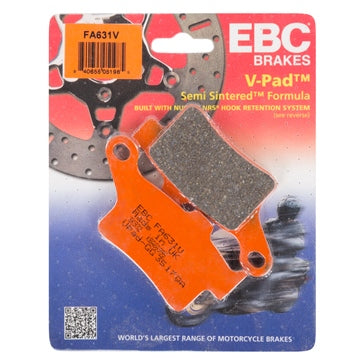 EBC V-Pad Brake Pad Semi Metallic - Rear