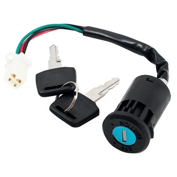 Outside Distributing Key Switch 4-Wire and Male Plug Lock with key