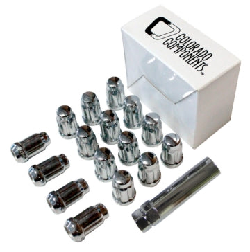 WCA Conical Lug Nut Kit (16) with Tip Closed