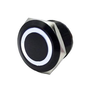 Quake LED Flush Mount Switch with LED Ring Push