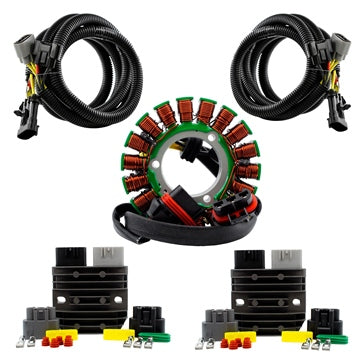 Kimpex HD Dual Output Stator; Series Regulators; Harnesses Kit Fits Polaris