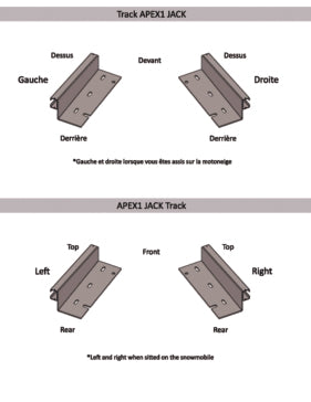 Seat Jack Slide Rail Kit