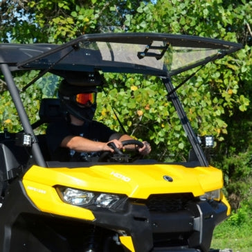 Super ATV Flip up Windshield Fits Can-am