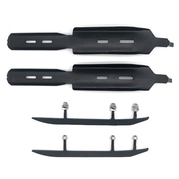 SnowTracker Auto-sharpening Semi-aggressive Wear Bar Blade DS+; Boondocker - Fits Ski-doo