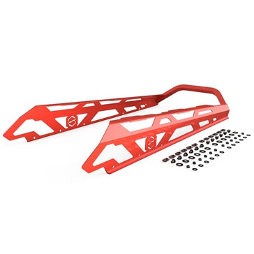 ITEK Bumper Powdercoat Series Rear - Steel - Fits Ski-doo