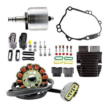 Kimpex HD Lithium-Ion Charging System Conversion; Flywheel and Gasket Fits Yamaha