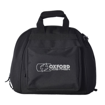 Oxford Products Lidstash Deluxe; Padded Helmet Carrier with Accessories Pouch Bag