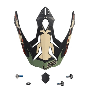 LS2 Peak for Explorer Helmet CamoX