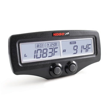 405063 | Koso Dual EGT Quick Response Meter EVO Universal - 405063