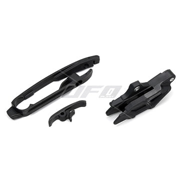 Ufo Plast Chain Guide & Slider Chain with swingarm