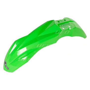 Ufo Plast Enduro Fender with LED Light Fits Kawasaki - Front