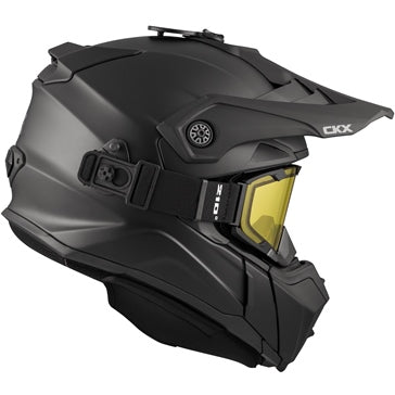 CKX Titan Original Helmet - Trail and Backcountry Solid - Included 210° Goggles