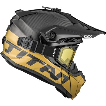 CKX Titan Air Flow Carbon Helmet - Backcountry Stalwart - Included 210° Goggles