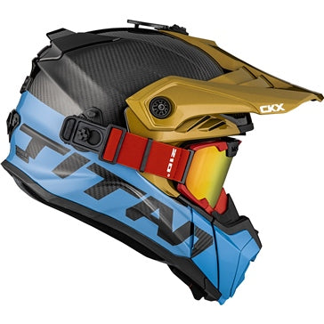 CKX Titan Air Flow Carbon Helmet - Backcountry Stalwart - Included 210° Goggles