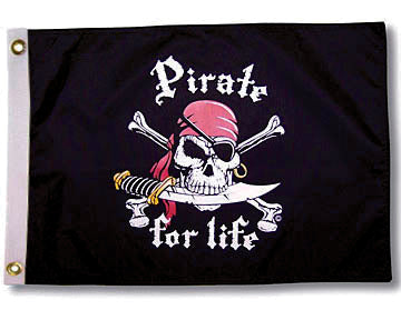 Taylor Made Flag 'Pirate for life'