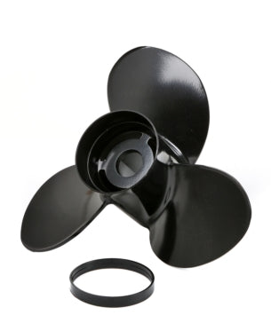 Turning Point Hustler Propeller Fits Johnson/Evinrude; Fits Honda; Fits Mercury; Fits OMC; Fits Nissan; Fits Tohatsu; Fits Yamaha; Fits Force - Aluminum