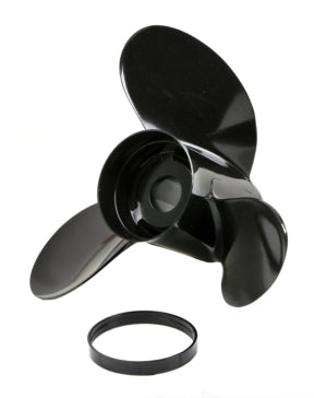 Turning Point Hustler Propeller Fits Johnson/Evinrude; Fits Honda; Fits Mercury; Fits OMC; Fits Nissan; Fits Tohatsu; Fits Yamaha; Fits Force - Aluminum