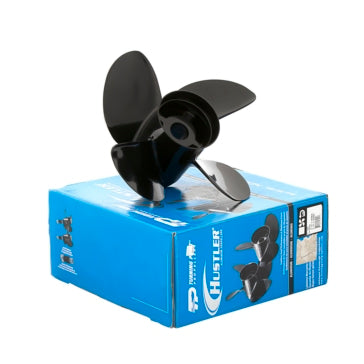 Turning Point Hustler Propeller Fits Johnson/Evinrude; Fits Honda; Fits Mercury; Fits Mercruiser; Fits OMC; Fits Volvo; Fits Suzuki; Fits Yamaha - Aluminum