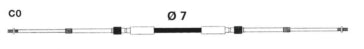 Uflex Universal 33C Control Cable - Mach 0