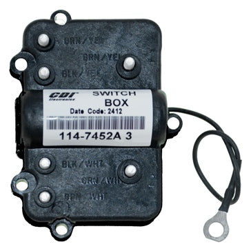 CDI 2 Cylinder Mercury Switch Box: 114-7452A 3