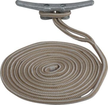 Sea Dog Double Braided Nylon Dock Line 25' - 3/8 inch - Nylon - Double Braided