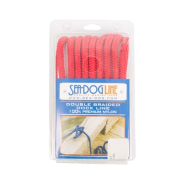 Sea Dog Double Braided Nylon Dock Line 15' - 3/8 inch - Nylon - Double Braided