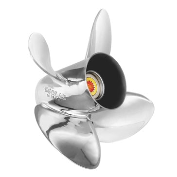 Solas HR titan 4 Propeller Fits Mercury; Fits Honda - Stainless steel