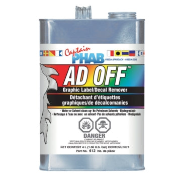 Captain Phab Adhesive Remover Ad OFF 4 L / 1.05 G