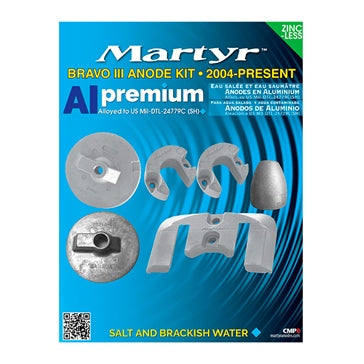 MARTYR Premium Aluminium Anodes Fits Mercury