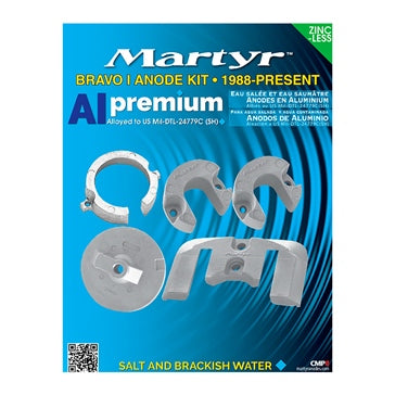 MARTYR Premium Aluminium Anodes Fits Mercury