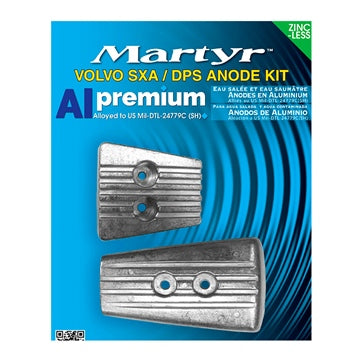 MARTYR Premium Aluminium Anodes Fits Volvo
