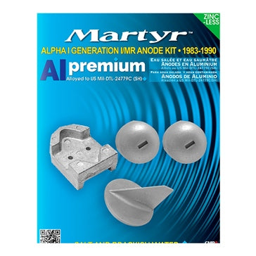 MARTYR Premium Aluminium Anodes Fits Mercury