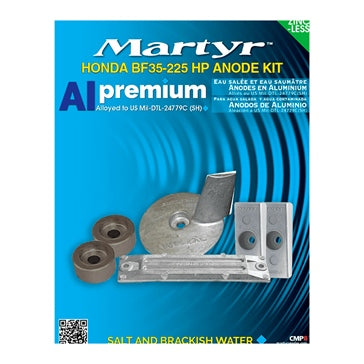 MARTYR Premium Aluminium Anodes Fits Honda