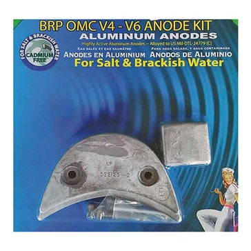 MARTYR Premium Aluminium Anodes Fits Johnson/Evinrude