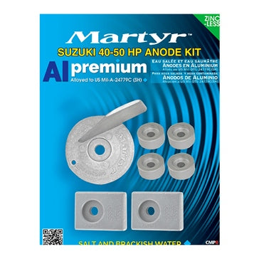 MARTYR Premium Aluminium Anodes Fits Suzuki
