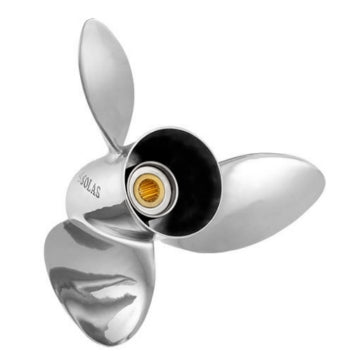 Solas RUBEX STAINLESS Interchangeable Hub Propellers Fits Johnson/Evinrude; Fits Mercury; Fits Yamaha; Fits Suzuki; Fits Volvo; Fits Honda - Stainless steel