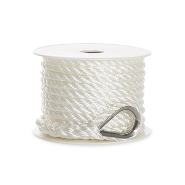 Kimpex 3-Strand Anchor Line 50' - 3/8 inch - Nylon - 3-Strand Twisted