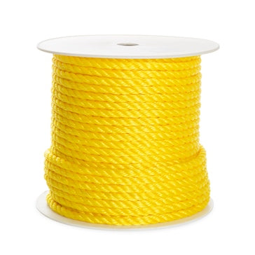 Kimpex Polypropylene Boat Rope 250' - 3/8 inch - Polypropylene - 3-Strand Twisted