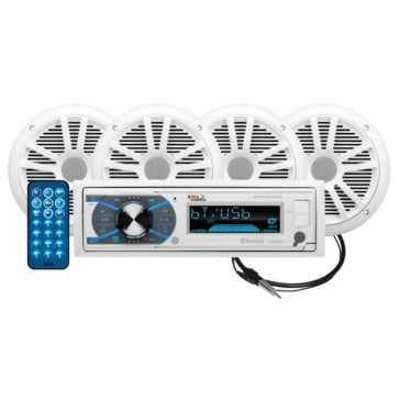 Boss Audio Audio Receiver Kit MCK632WB.64 Marine - 4 - 180 W