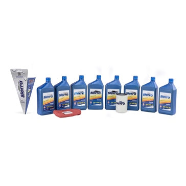 Sierra Synthetic Oil Change Kit; Mercury 25W-40 25W40